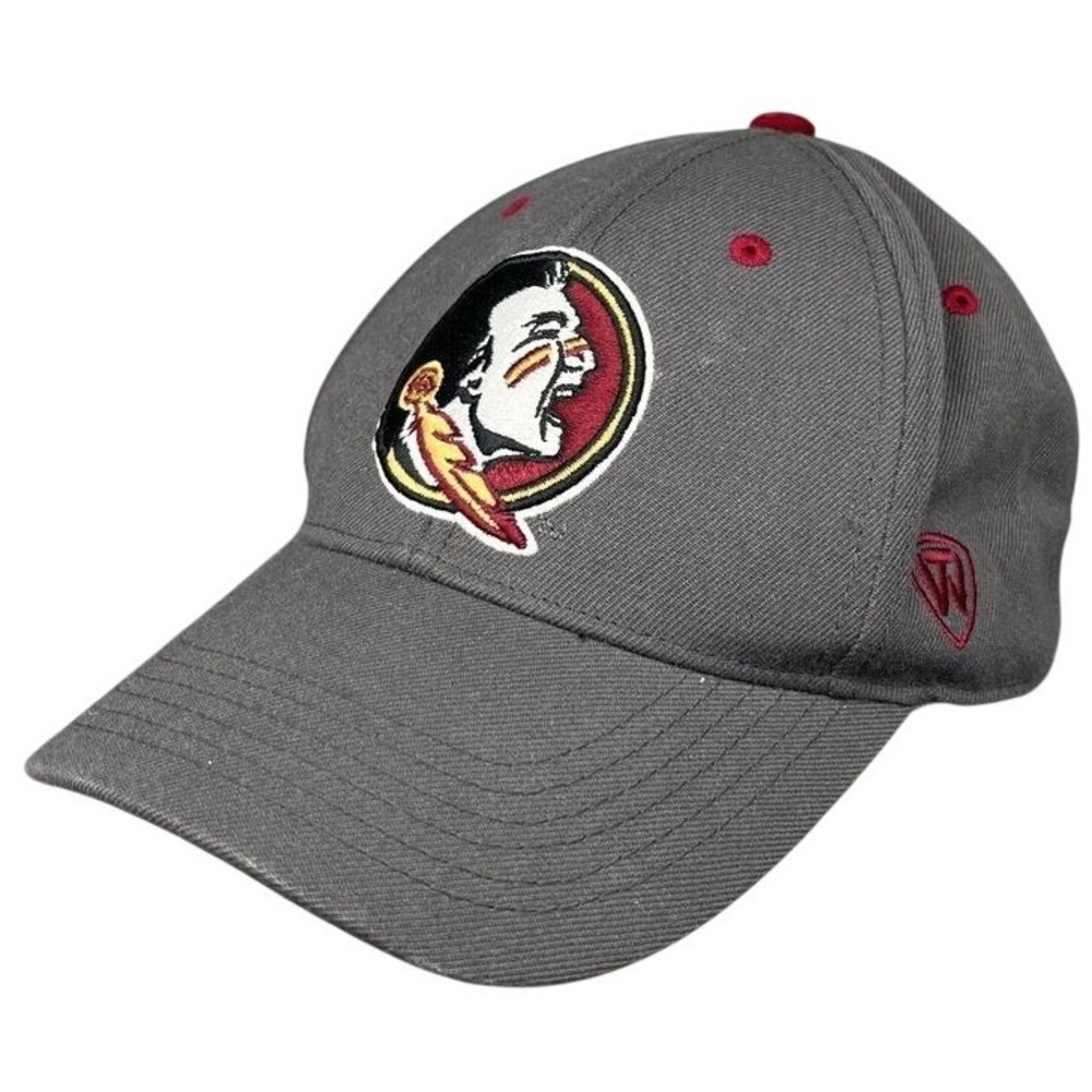 Florida State University Hat Mens Fitted 7 3/8 Gray College Football Alumni